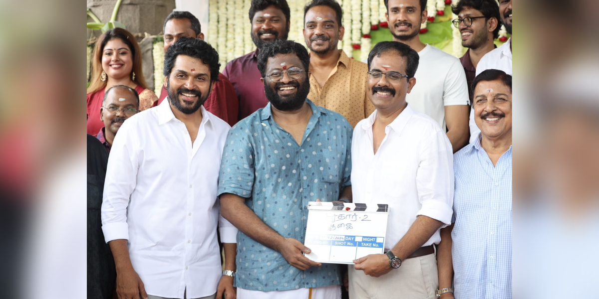 Karthi’s Sardar 2 officially launched Karthi's Sardar 2 officially launched