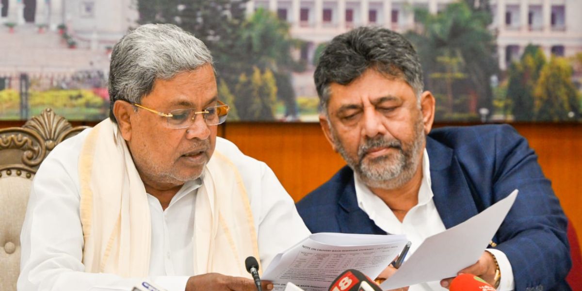 Karnataka CM and Deputy CM Karnataka CM on releasing Cauvery water to Tamil Nadu