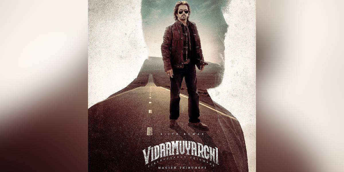 'Vidaa Muyarchi' poster featuring Arjun Sarja. (X)