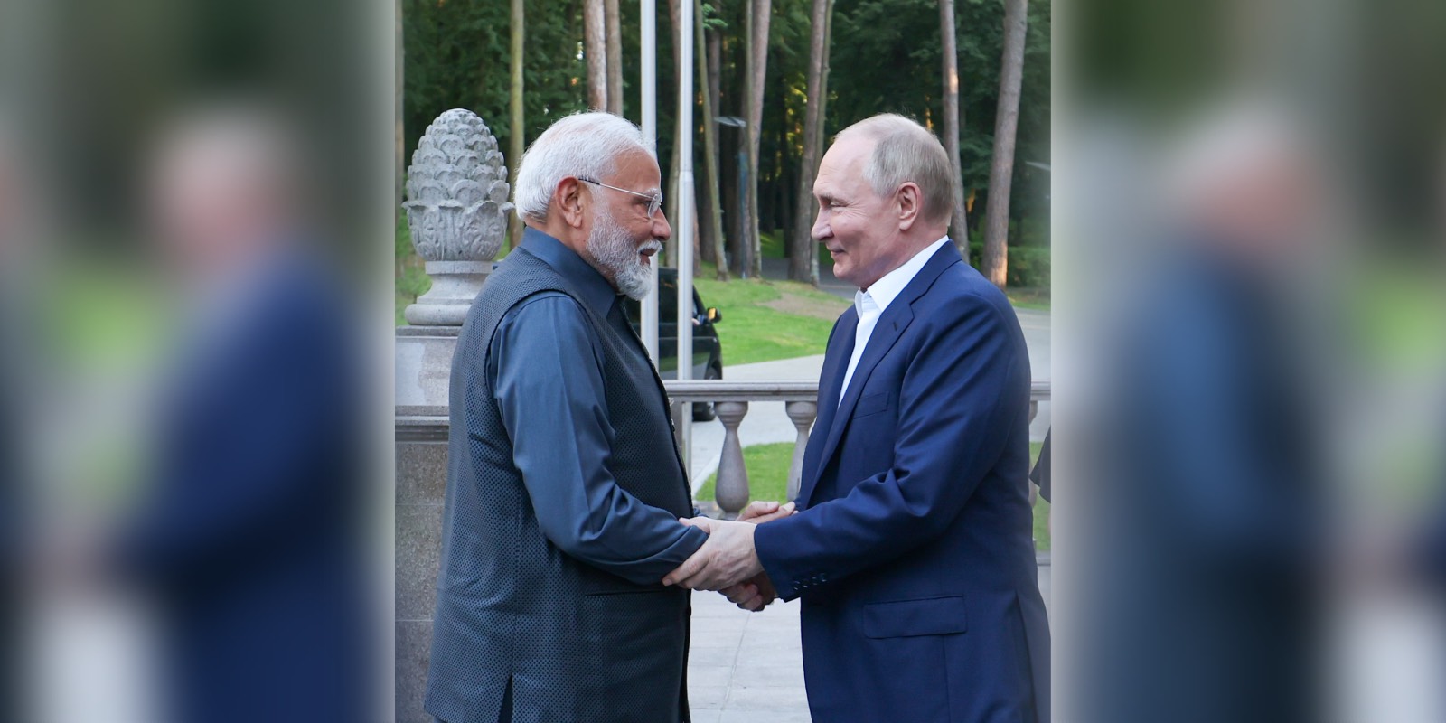 PM Modi meets Russia President Putin