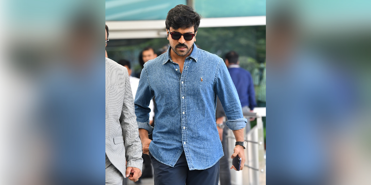 Ram Charan wraps up shooting his part for Game Changer Ram Charan wraps up his part for Game Changer