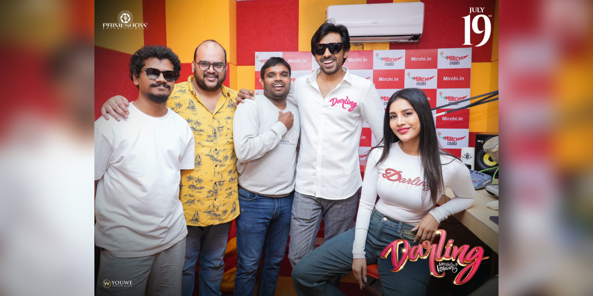 Gallery: Ahead of the release on 19 July, team ‘Darling’ tours Telugu states