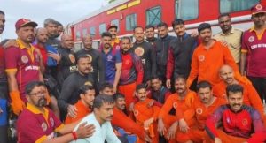 The group of rescuers