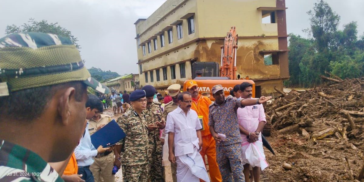 Union Minister meeting Wayanad landslide victims