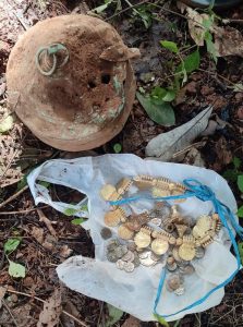 The container along with its contents. (Supplied)