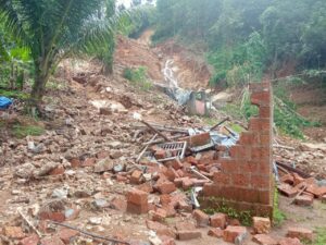 More than 20 landslides have been recorded in the panchayat. Of this, a majority occurred between August and September 2022. (Sourced)