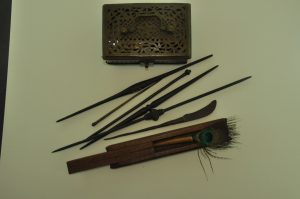 Tools used for writing exhibited at the Prathistana. (Sourced)