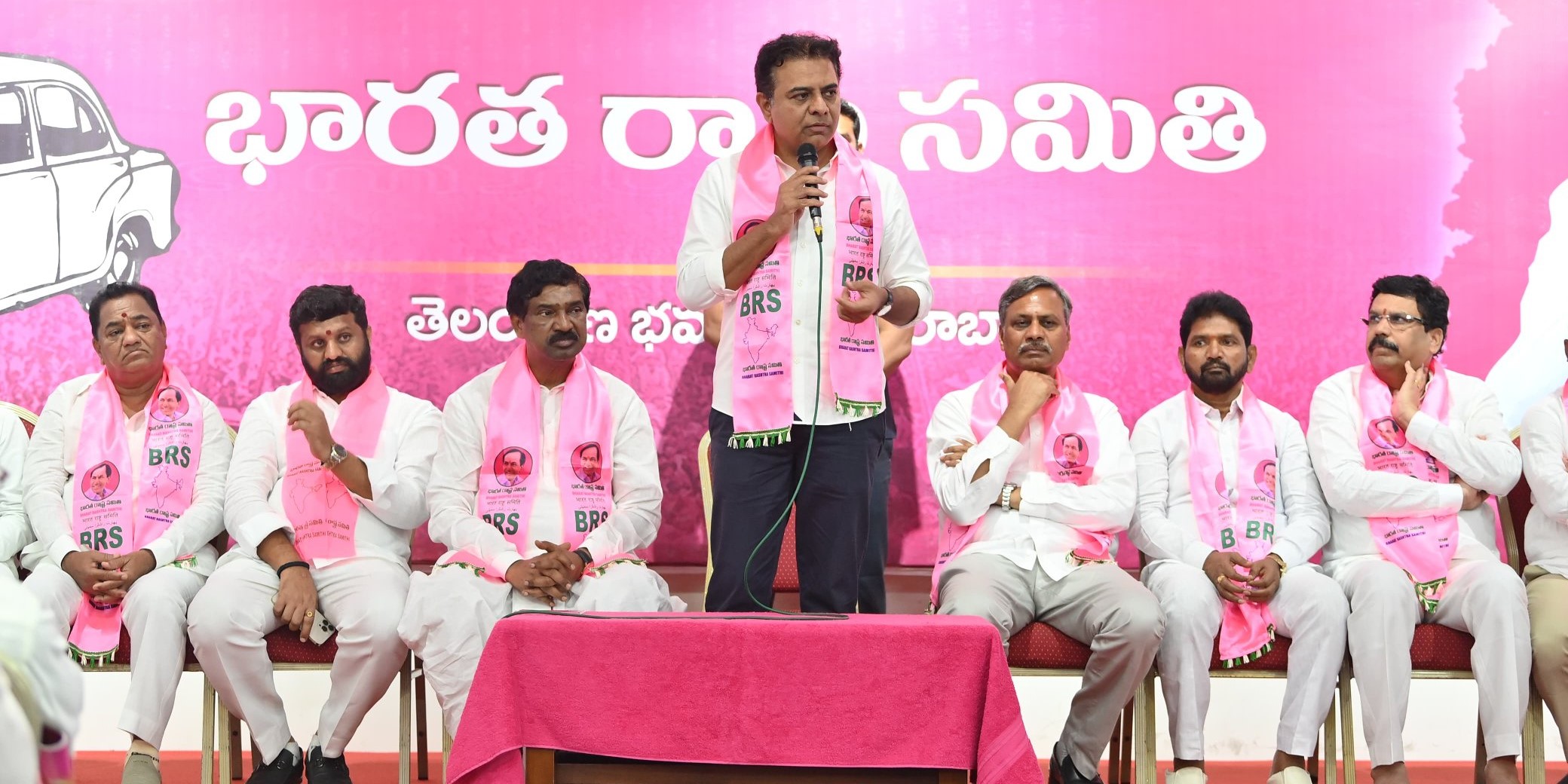 BRS leader KT Rama Rao. (X) BRS revamping.