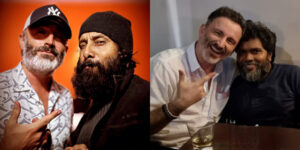 Daniel Caltagirone with Vikram and Pa Ranjith