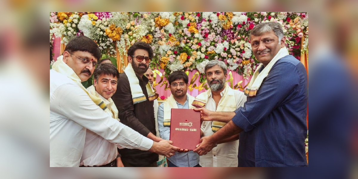 Prabhas-Hanu Raghavapudi film launched in Hyderabad