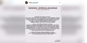 Siddhu Jonnalagadda reacts to Arshad Warsi's comments on Prabhas