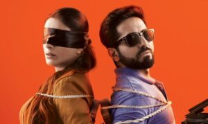 Tabu and Khurrana in 'Andhadhun'. (X)