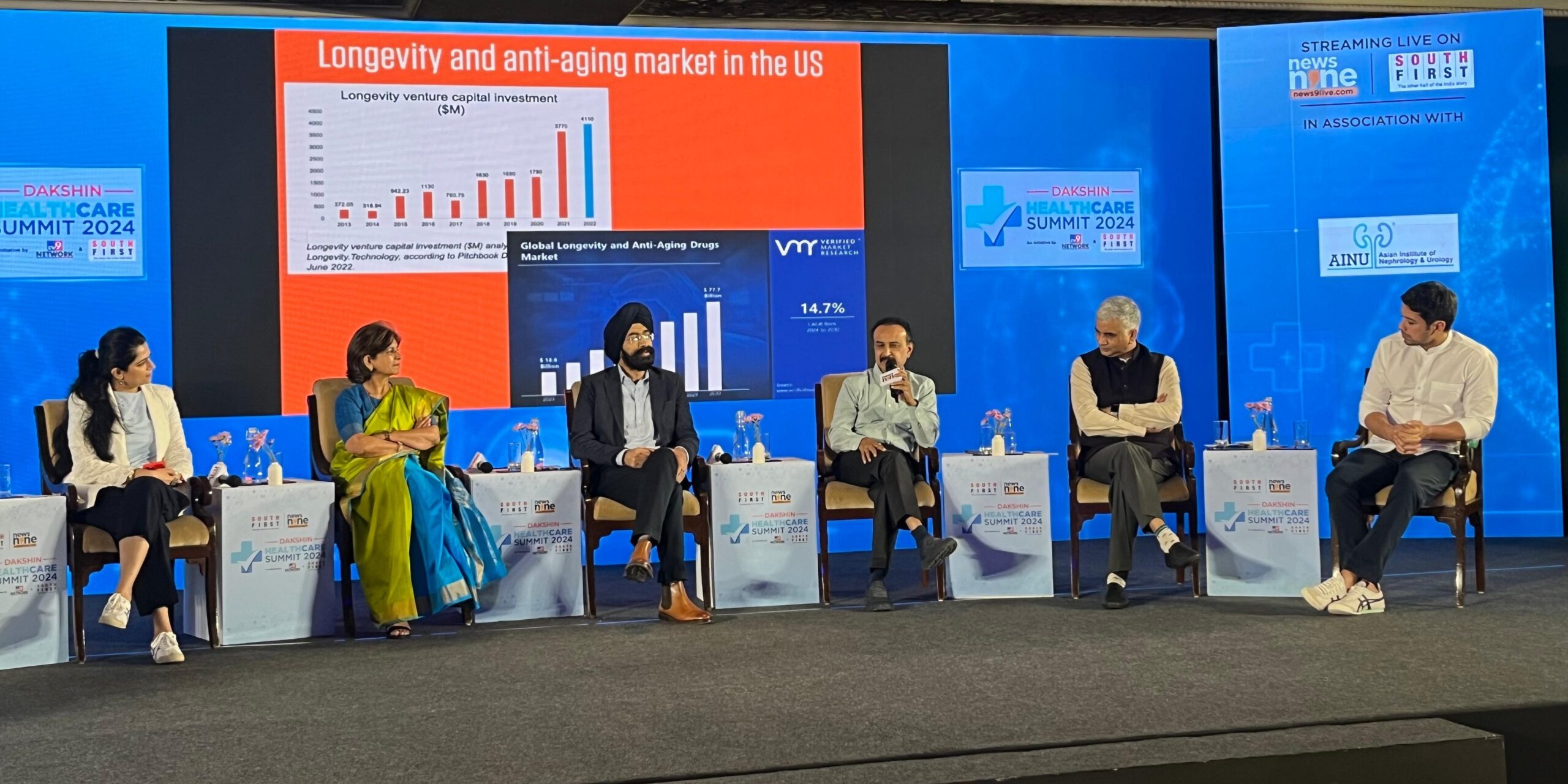 The session titled The Secrets of Longevity Unraveling the Science. (South First) The session titled The Secrets of Longevity Unraveling the Science. (South First)