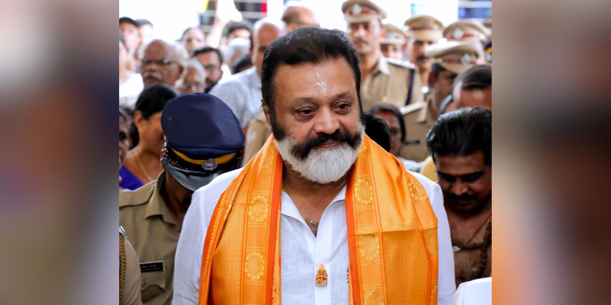 Union Minister of State Suresh Gopi. Union Minister of State Suresh Gopi.