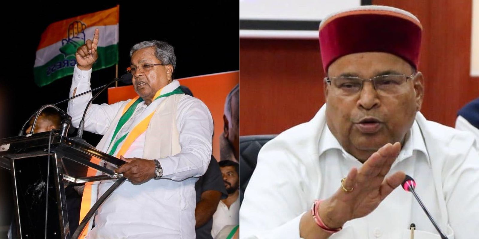 CM Siddaramaiah and Governor Thawaarchand Gehlot