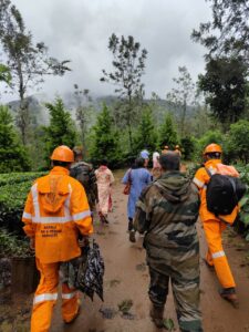Four members rescued