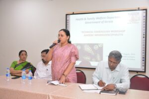 Minister Veena George during the technical workshop on PAM (sourced)