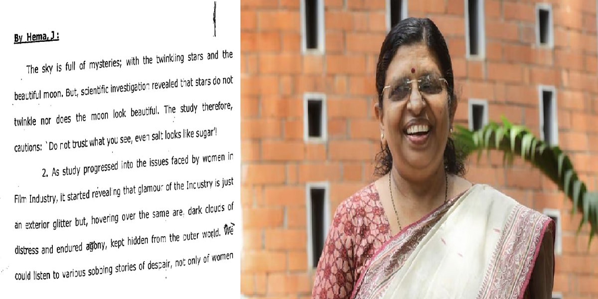 Advocate P Sathidevi, Kerala Womens Commission Chairperson. Hema Commission report