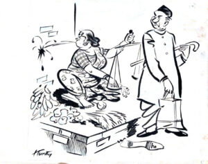 A cartoon by BV Ramamurthy.