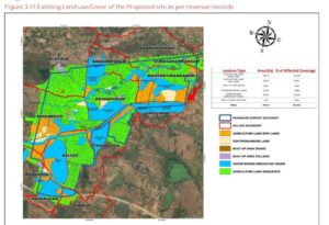 Existing land use of the proposed site as per revenue records