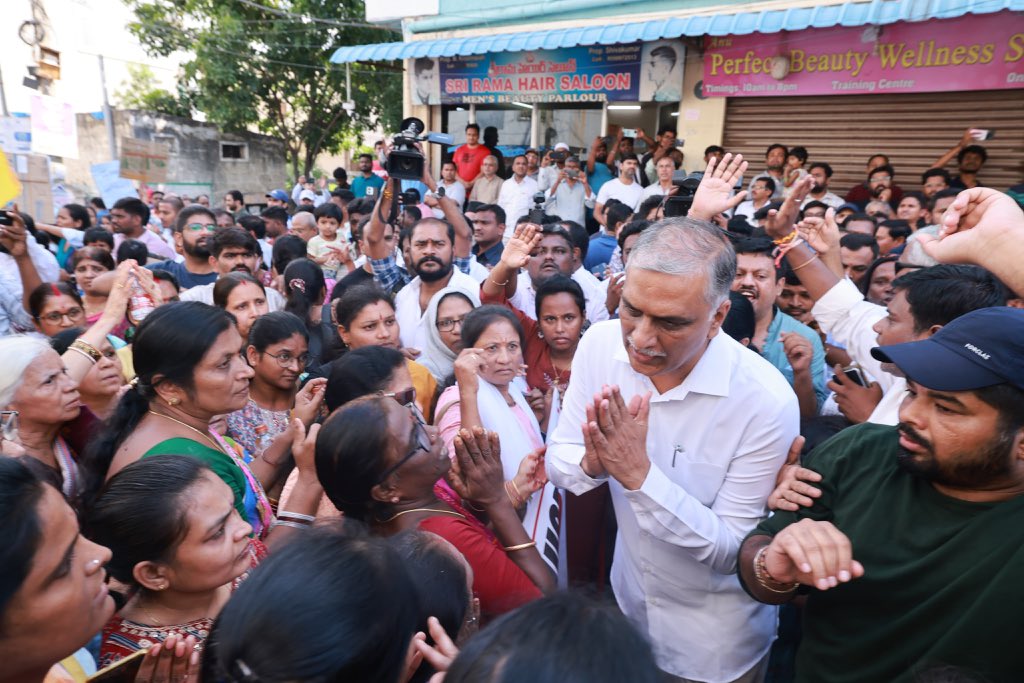 Residents affected by Hyderabad demolition drive BRS comes to the aide of Hyderabad demolition drive victims