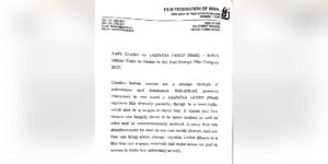 Film Federation of India statement