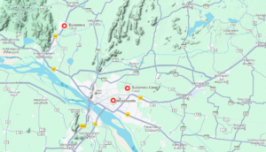 Map showing Budameru and Budameru canal near Vijayawada. (Google Maps)