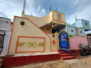 Radhalakshmi's house.