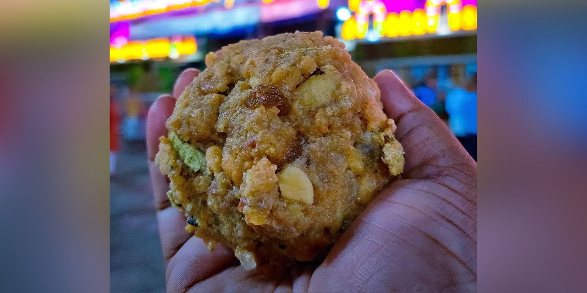 Tirupati Laddu. (X) Tirupati Laddu