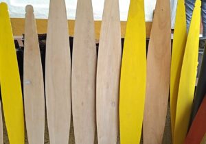 Boat shaped planks