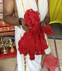 Red tassels