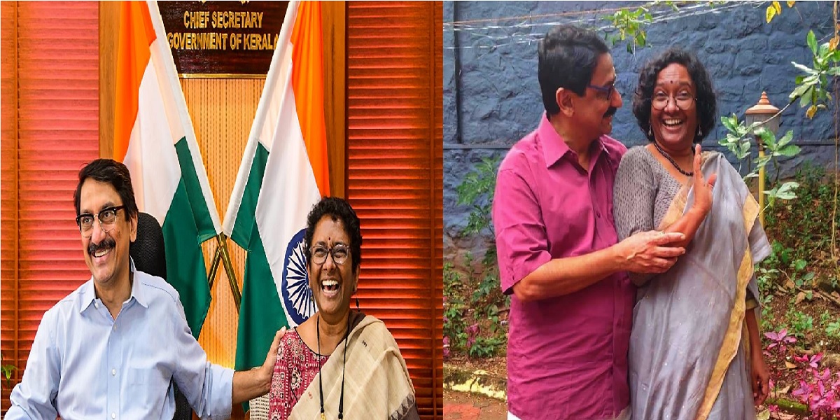 Kerala witnessed a historic transition in its top bureaucratic ranks as Sarada G. Muraleedharan, a 1990-batch IAS officer, succeeded her husband Dr V Venu as the chief secretary.