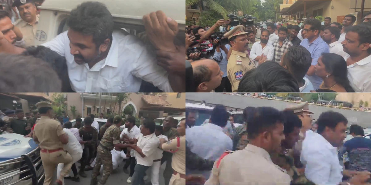 A BRS-Police standoff took shape as tensions escalated following the raid of Raj Pakala’s residence in Janwada on 26 October A BRS-Police standoff took shape as tensions escalated following the raid of Raj Pakala's residence in Janwada on 26 October