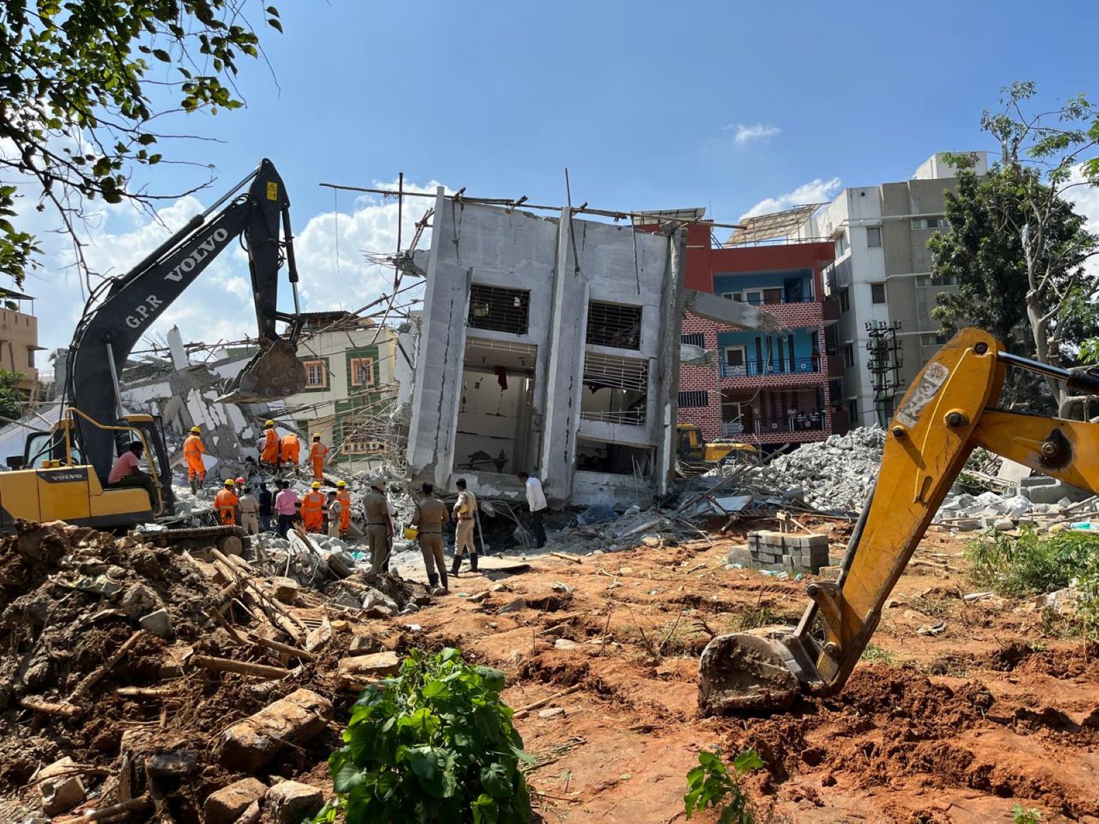 Babuspalya KR Bengaluru building collapse