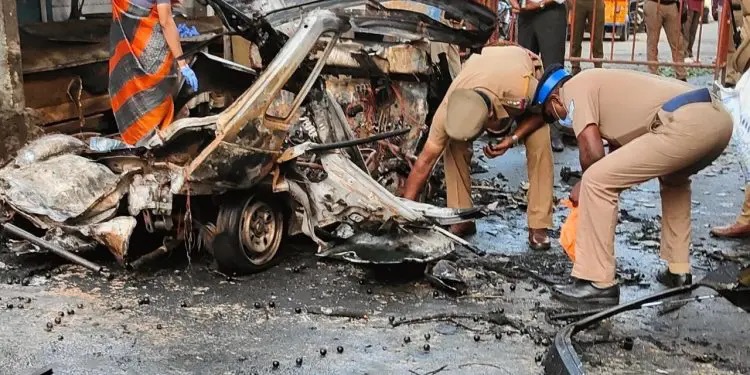 The blast took place near the ancient Arulmigu Kottai Sangameshwarar Thirukovil Temple at Eswaran Kovil Street in Ukkadam, Coimbatore on 23 October 2022.