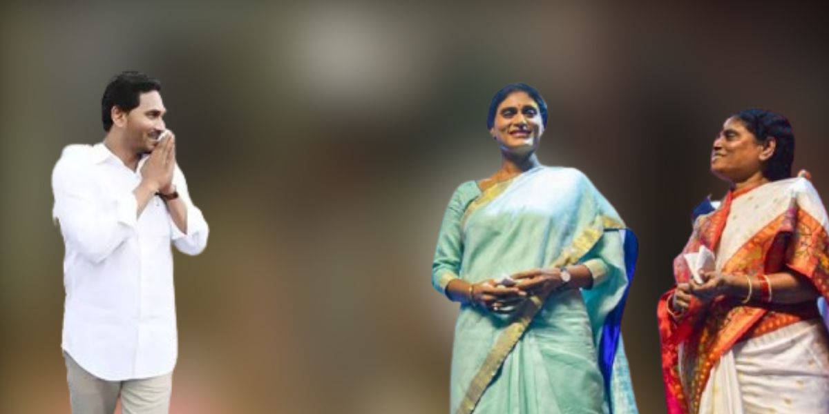 Jagan-Sharmila-Vijayamma YS Jagan Mohan Reddy has locked horns with his sister YS Sharmila and mother YS Vijayamma over their family property.