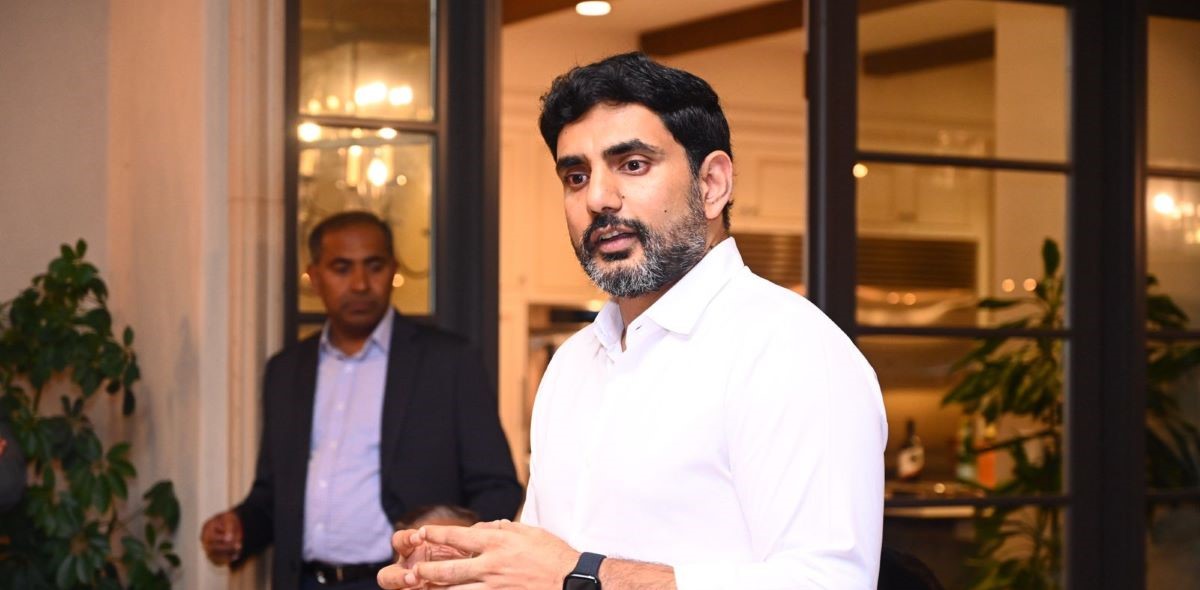 Lokesh invites Tesla to set up a unit in Andhra Pradesh Lokesh invites Tesla to set up a unit in Andhra Pradesh