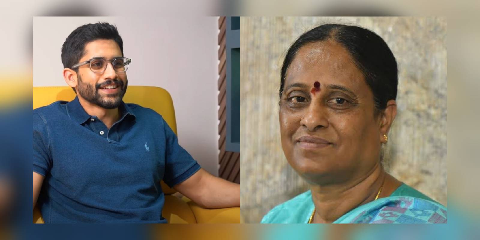 Konda Surekha and Naga Chaitanya Konda Surekha and Naga Chaitanya