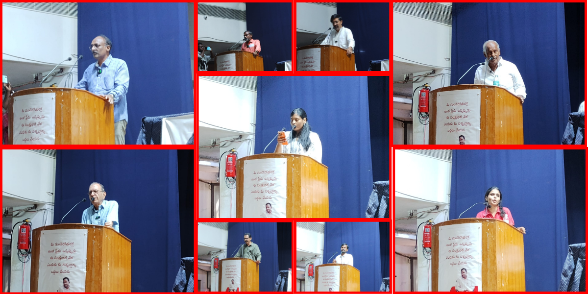 People’s organizations and the friends and families of Professor G N Saibaba held a Memorial Meeting for him in Hyderabad on 21 October People's organizations and the friends and families of Professor G N Saibaba held a Memorial Meeting for him in Hyderabad on 21 October