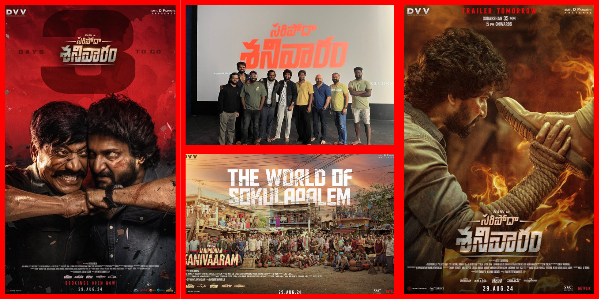 Saripodhaa Sanivaaram reinvents the Angry Young Man