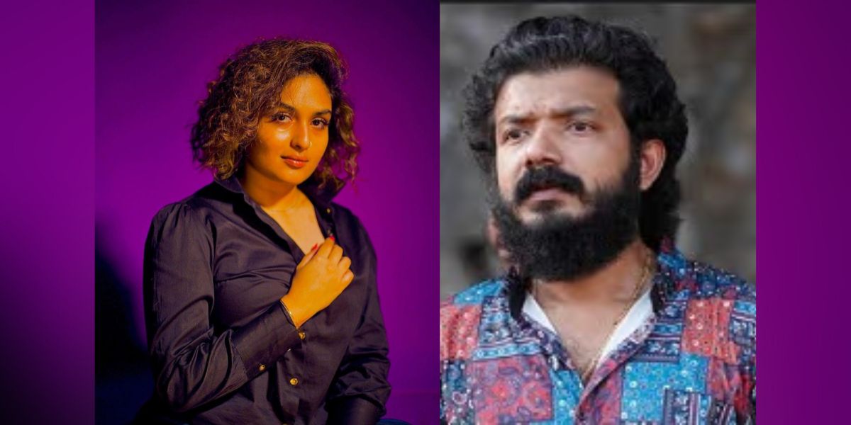 Sreenath Bhasi and Prayaga Martin. Sreenath Bhasi and Prayaga Martin.