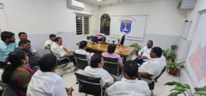 The police detained BRS MLAs, MLCs, and leaders at the Gachibowli Police Station following a standoff in front of KTR's residence