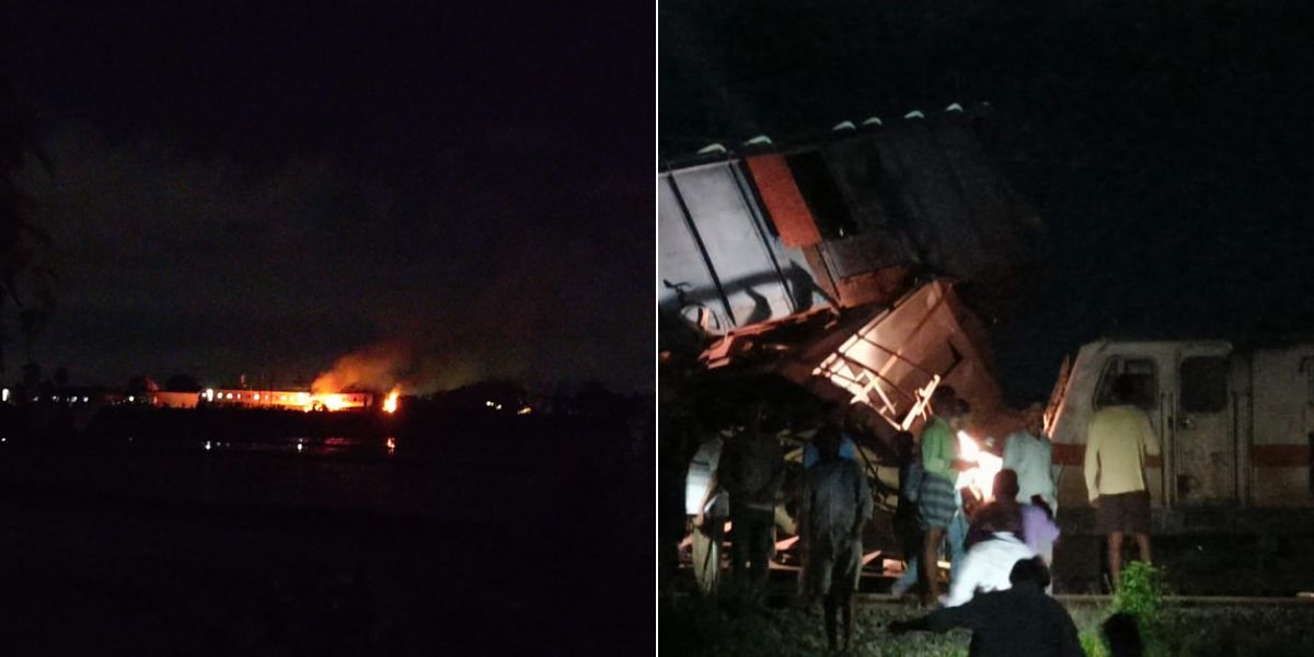 Several injured after passenger train collides with goods train near Chennai in Tiruvallur