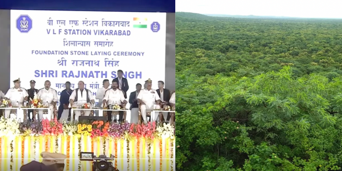 Untitled design (1) VLF station unites a ‘Congress CM’ and ‘BJP Defence minister’ but BRS can’t complain