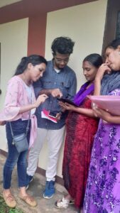Digi volunteers at work
