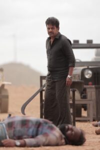 A still from the film Bhairathi Ranagal