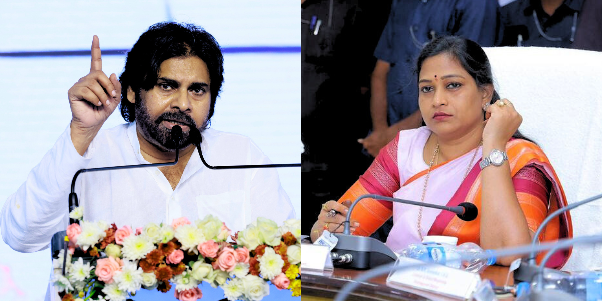 Asking AP Home Minister Vangalapudi Anita to take more responsiblity, Dy CM Pawan Kalyan said things would be different if he was the Home Minister Asking AP Home Minister Vangalapudi Anita to take more responsiblity, Dy CM Pawan Kalyan said things would be different if he was the Home Minister