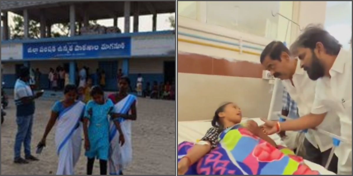 Food poisoning in Telangana school Worm-infested food served to hospitalised students?
