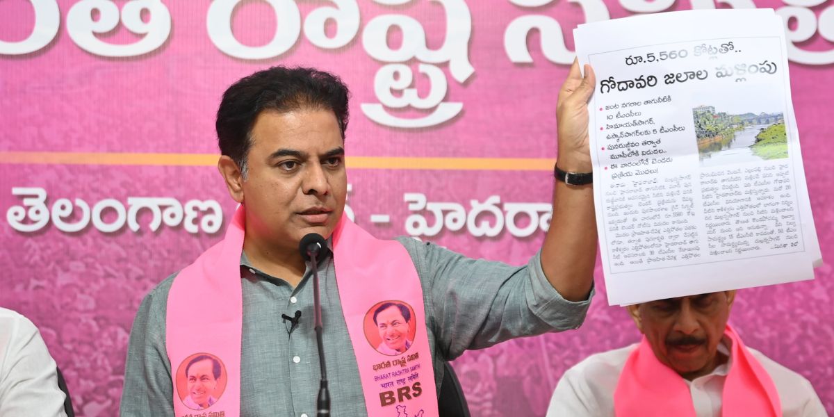 KTR attacks Revanth Reddy KTR attacks Revanth Reddy over alleged kickbacks and scams