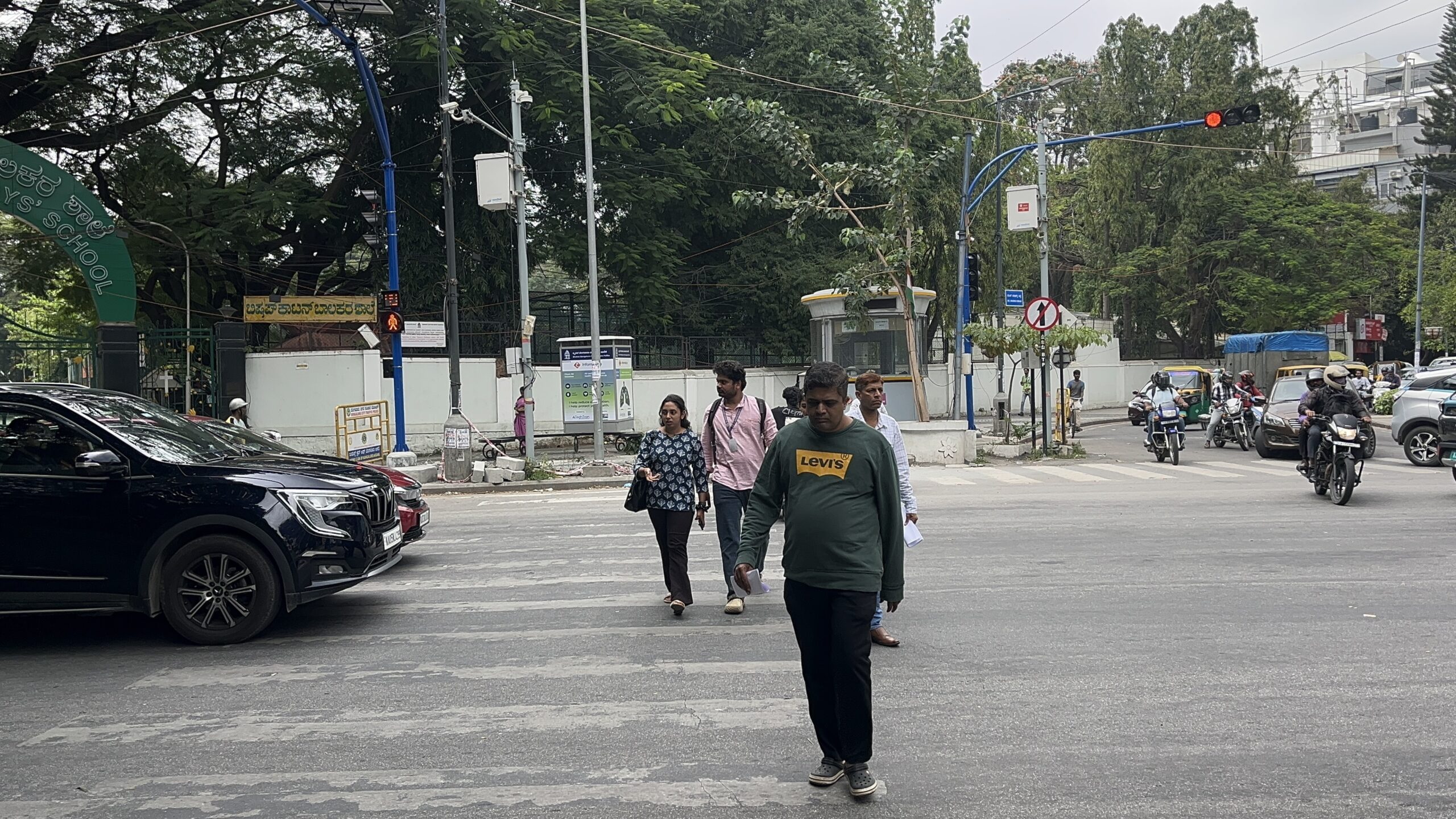 Road Motorists have scant regard for pedestrians as they stop their vehicles on zebra crossings.